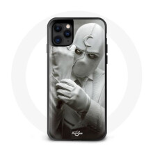Hoes voor iPhone 13 Mini - Marvel - Moon Knight - Kunststof - Hars - Zwart