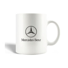 Tazza - Mercedes-Benz - Auto - Ceramica - Grigio - 30cl - Compatibile lavastoviglie