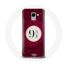 Coque - Harry Potter - Galaxy J6 2018 - Souple - Rouge - Voie 9 3 4