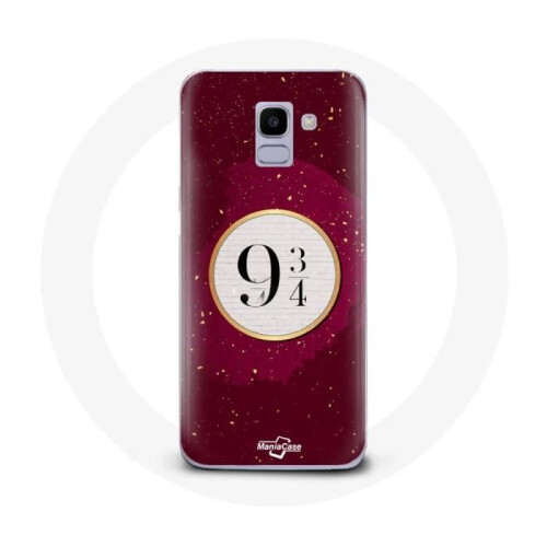 Harry Potter Coque - Harry Potter - Galaxy J6 2018 - Flexibel - Rot - Gleis 9 3/4
