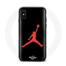 Coque - Nike - Iphone XS Max - Souple - Rouge - NBA