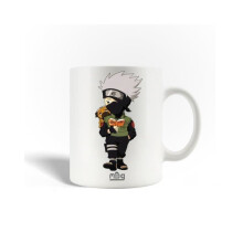 Tazza in Ceramica - Naruto - Kakashi Hatake - 30cl - Compatibile Lavastoviglie - Bianco