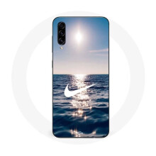 Coque - Nike - Galaxy A50 - Weißes Logo - Flexibel - Täglicher Schutz