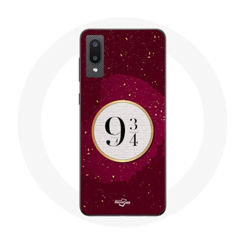 Harry Potter Capa - Harry Potter - Galaxy A02 - Vermelho - Flexível - Plataforma 9 3/4