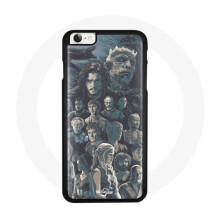 Coque - Game of Thrones - Iphone 4 - Rigide - Personages - Grijs