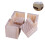 Solid Wood Furniture Risers Set of 4, Adjustable Height Boost Bed Risers for Tables and Sofas 4