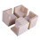 Solid Wood Furniture Risers Set of 4, Adjustable Height Boost Bed Risers for Tables and Sofas 5