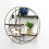 Spot On Dealz Round Multi Section Shelf Metal Wire Wall Mounted 1