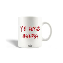 Mug in Ceramica - MANIACASE - Ti Amo Mamma - 30cl - Bianco - Compatibile lavastoviglie