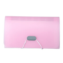 Pink Expanding File Folder for Documents, MultiFunction File Organizer for Home Office Storage