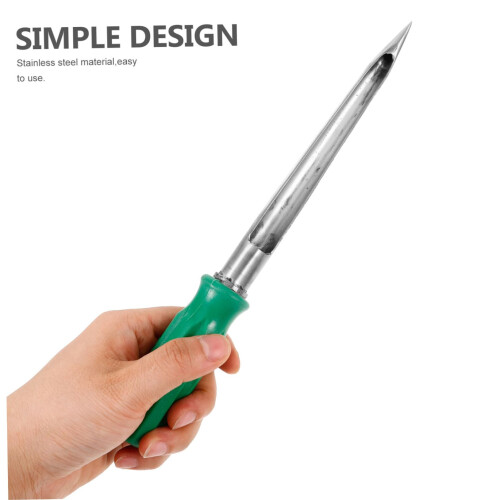 Stainless Steel Soil Sampling Probe with Ergonomic Grip, Durable Grain and Powder Sampler Tool 2