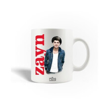 Mug in Ceramica - Zayn Malik - 30cl - Compatibile Lavastoviglie - Bianco - Rotondo