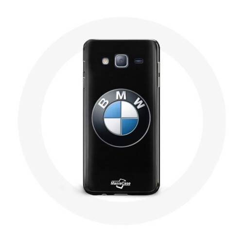 BMW Coque - BMW - Samsung Galaxy J3 2016 - Morbida - Nera - Logo
