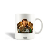 Mug in ceramica - Loki - Thor Ragnarok - 30cl - Compatibile lavastoviglie - Bianco