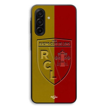 Coque Pour Samsung Galaxy A17 RCL LENS Logo fond jaune et rouge Maniacase