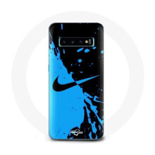 Coque - Nike - Samsung Galaxy S10 - Blauw en Zwart - Flexibel - Bescherming