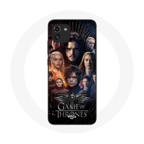 Game of Thrones Coque - Game of Thrones - Samsung Galaxy A03 - Silikon Hülle - Grau - Unisex