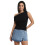Forever 21 Γυναικείο Κανονικό Μπλουζάκι (Fws24Ckdf013701_Mαύρο) 1