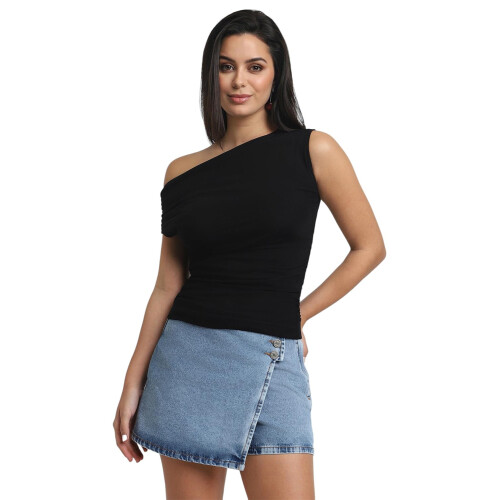 Forever 21 Γυναικείο Κανονικό Μπλουζάκι (Fws24Ckdf013701_Mαύρο)