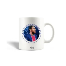Mug in Ceramica - PSG - Lionel Messi - 30cl - Lavabile in Lavastoviglie - Bianco