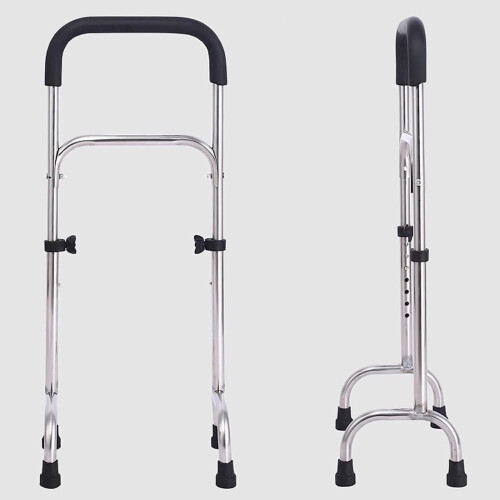Standing Assist Device with Adjustable Height and Non‑Slip Base, Ergonomic Support Rail for Elderly and Disabled
