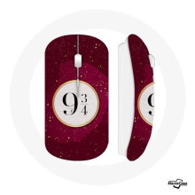 Souris sans fil - Harry Potter - Voie 9 3/4 - Rouge - Clé USB Wi-Fi - Compatible Mac et PC