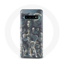 Coque - Game of Thrones - Samsung Galaxy S10 - Rigide - Personages - Grijze Achtergrond