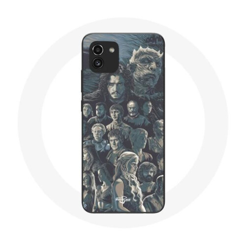 Game of Thrones Coque - Game of Thrones - Galaxy A03 - Silikon - Flexibel - Charaktere