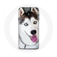 Coque - Husky - Samsung Galaxy J3 2017 - Souple - Blanc - Protection