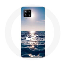 Coque - Nike - Galaxy A42 5G - Witte Logo - Flexibel - Sportief