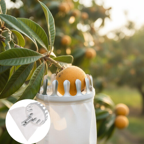 Telescopic Fruit Picker Tool with Soft Rubber Grip Claws, Lightweight Aluminum Head for  Branches 2