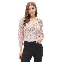 Blusa Regular Floral Feminina Harpa