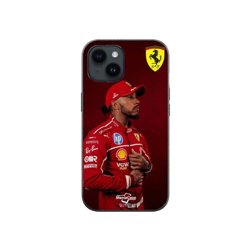 Ferrari Handyhülle - Ferrari - Iphone 13 - Flexibel - Silikon - Design Lewis Hamilton