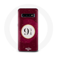 Coque - Harry Potter - Samsung Galaxy S10 - Rouge - Souple - Voie 9 3 4