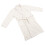 Milky White Coral Velvet Bathrobe 822g/29oz Belted 2