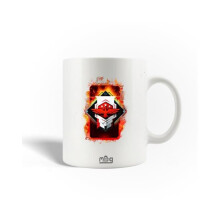 Mug in Ceramica - MANIACASE - Logo Eroico di Free Fire - 30cl - Compatibile con Lavastoviglie - Bianco