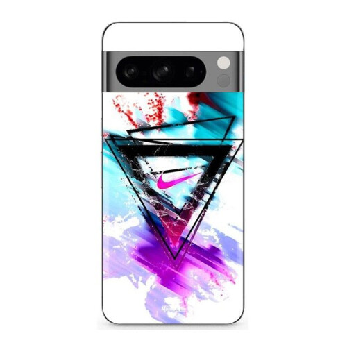 Nike Capa - MANIACASE - Google Pixel 8a Pro - Silicone - Flexível - Preto com logo Nike