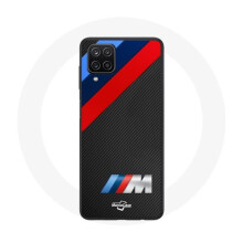 Hülle - MANIACASE - Samsung Galaxy A22 4G - BMW M-Logo - Carbon - Optimaler Schutz