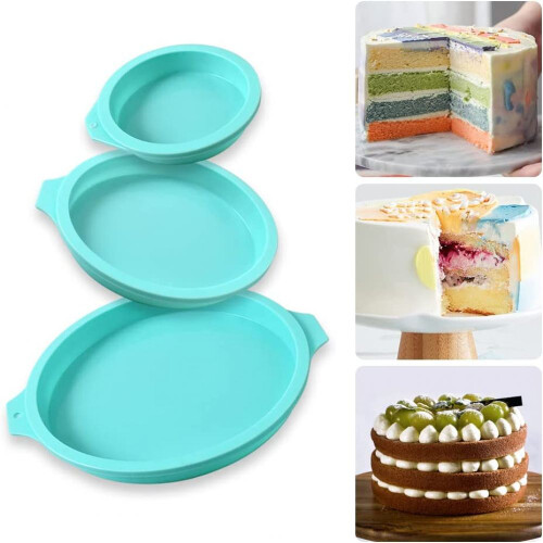 Silicone Baking Pan, Odorless Material Non-Stick Baking Tin, Easy Release Temperature Resistance Compatible with Wide Application, Multi-pur 1