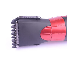 GHB Elektrischer Haarschneider für Herren, professionelles Haartrimmer-Set, netz- und batteriebetrieben, mit 4 Aufsätzen für Friseursalons o