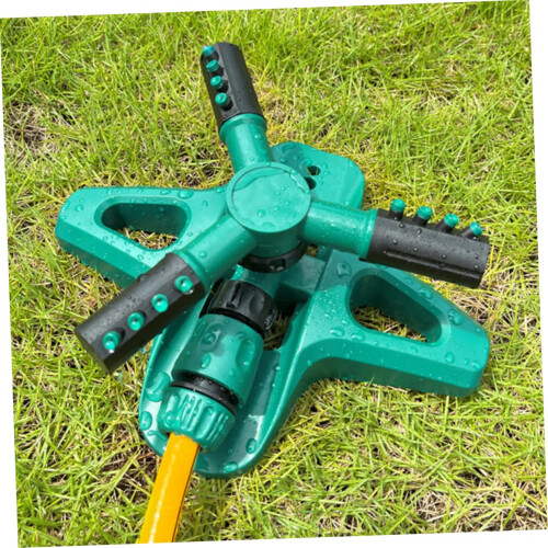 360 Degree Garden Sprinkler with Automatic Rotation, Durable Lawn Irrigation System for Wide Even Coverage 1