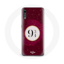 Coque pour Huawei P20 - Harry Potter - Voie 9 3/4 - Souple - Rouge - Protection