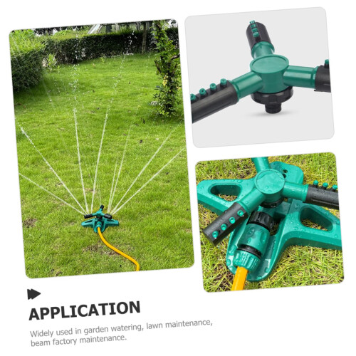 360 Degree Garden Sprinkler with Automatic Rotation, Durable Lawn Irrigation System for Wide Even Coverage 2