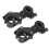 2 Sets Cane Holder 360 Rotating ABS for Rollators 1