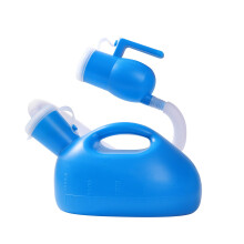 Portable Urinal for Men 2000ml Large Capacity Spillproof Bottle with 60Inch Hose Reusable for Travel or Bedside