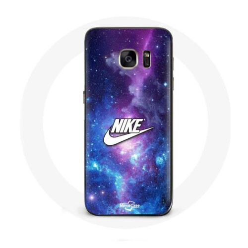Nike Coque - Nike - Samsung Galaxy S7 Edge - Witte Logo - Soepel - Unisex