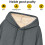 Felpa con cappuccio da donna invernale, calda e casual, foderata in pile sherpa. 3