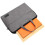 Capa para laptop de 15,6 polegadas com alça de ombro ajustável, design moderno, grande capacidade, zíper invisível e resistente à água, idea 4