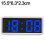 Digital Alarm Clock for Bedrooms, with Temperature,  Adjustable Brightness, Voice Control 2