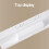 Digital Alarm Clock for Bedrooms, with Temperature,  Adjustable Brightness, Voice Control 4